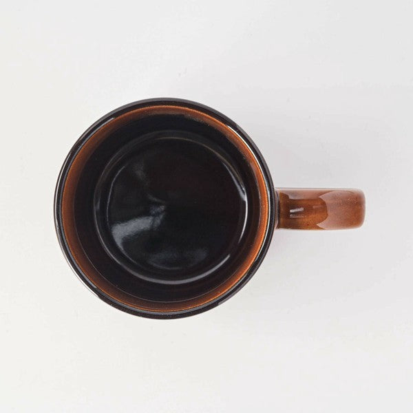 美濃燒 Yoto 陶瓷馬克杯 300ml︱琥珀色 茶杯 咖啡杯 牛奶杯 對杯