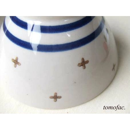 日本製 波佐見燒 tomofac.線條十字飯碗 | 造型碗 飯碗 小碗 家用碗 日式茶碗