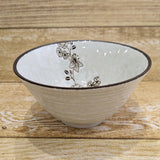 日本製 職人手作窯燒 花卉連鎖紋 美濃燒 陶瓷碗 | 拉麵碗 飯碗 湯碗 烏龍麵碗 咖哩碗 日式和風食器