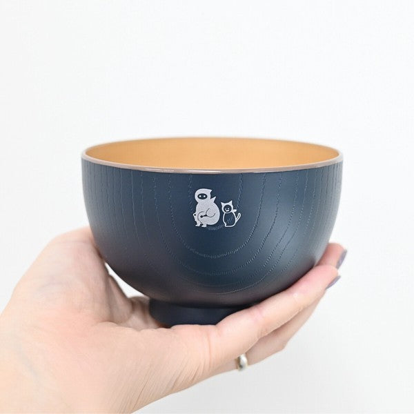 日本 KYU-JITSU 抗菌湯碗 | 日式陶瓷風湯碗 300ml 微波爐 洗碗機適用 露營兒童適用