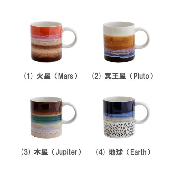 日本 CDF Planet 宇宙行星咖啡杯 300ml 日本進口 | 造型馬克杯 辦公室杯子 男生禮物