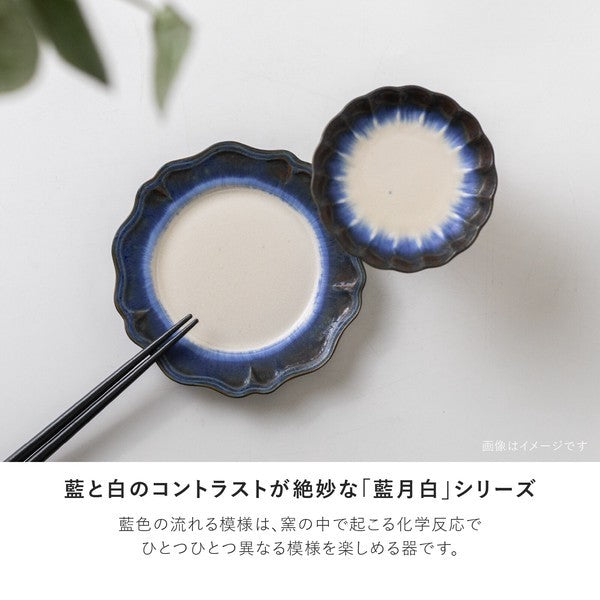 日本製 美濃燒 簡約藍月白 陶瓷 八角小碗｜日系質感陶瓷小缽