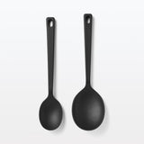 日本MUJI 無印良品 極簡風格 矽樹脂調理匙 | 湯匙 耐熱 烹飪 盛菜 餐具