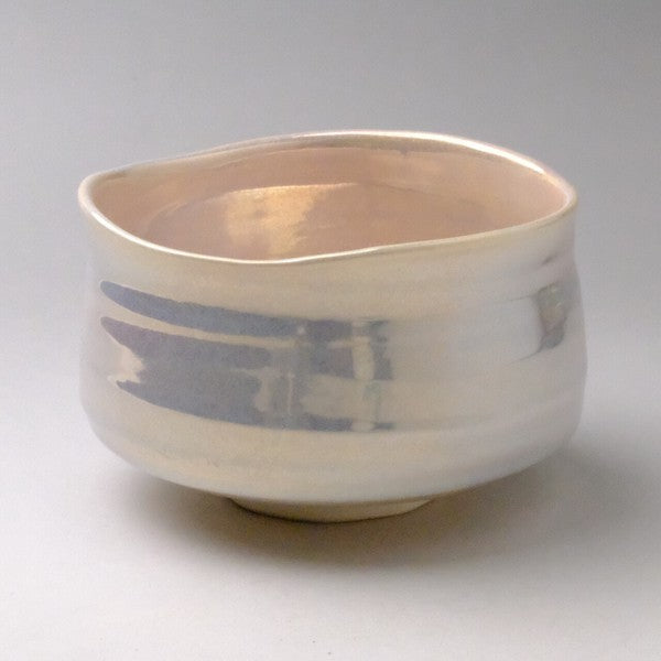 日本製 美濃燒 高級感光澤 白光彩抹茶碗 | 抹茶碗 抹茶道具 Matcha Bowl