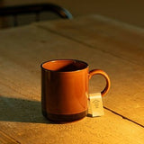 美濃燒 Yoto 陶瓷馬克杯 300ml︱琥珀色 茶杯 咖啡杯 牛奶杯 對杯