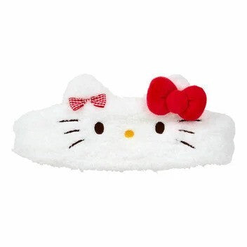 日本正品 三麗鷗 可愛造型髮帶 Hello Kitty 美樂蒂｜吸水速乾 一戴固定 洗臉更方便 化妝髮帶