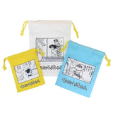 蠟筆小新 35周年收納包 3件組∣拉鍊包 束口袋 抽繩包 卡通