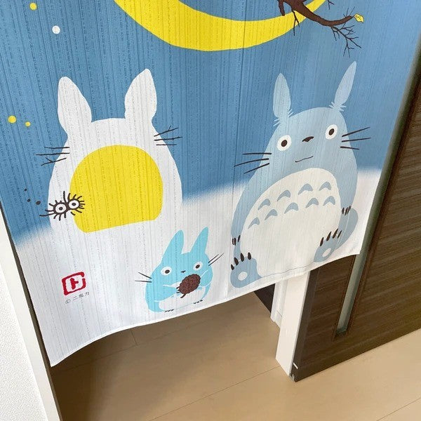 日本 龍貓門簾 85X150cm TOTORO｜臥室門簾 客廳門簾 廚房門簾