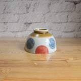 日本製 波佐見燒 圓點陶瓷飯碗 | 丸紋 陶瓷碗 飯碗 小碗 茶碗 日式碗 兩色