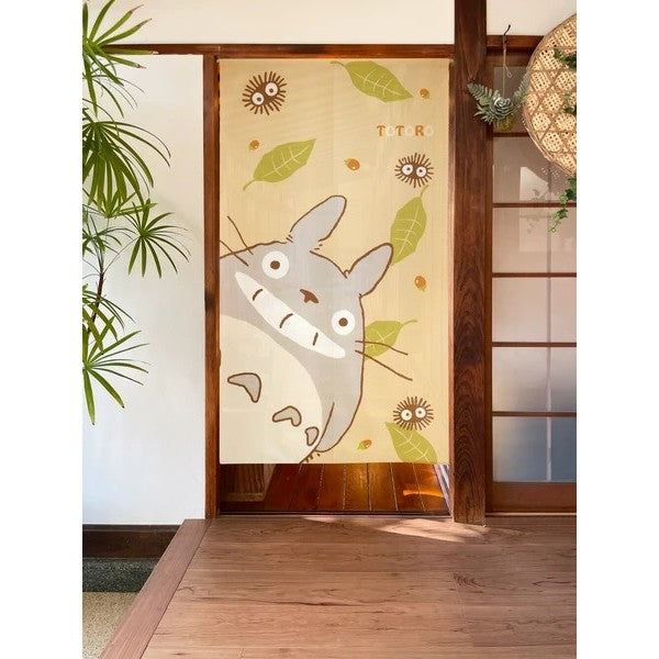 日本 龍貓門簾 85X150cm TOTORO｜臥室門簾 客廳門簾 廚房門簾