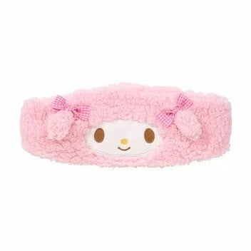 日本正品 三麗鷗 可愛造型髮帶 Hello Kitty 美樂蒂｜吸水速乾 一戴固定 洗臉更方便 化妝髮帶