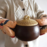 日本製 萬古燒 CDF 橡果陶鍋 1700ml | 土鍋 炊煮鍋 三合 炊飯 湯鍋 砂鍋