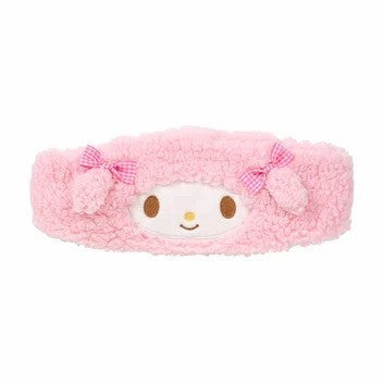 日本正品 三麗鷗 可愛造型髮帶 Hello Kitty 美樂蒂｜吸水速乾 一戴固定 洗臉更方便 化妝髮帶