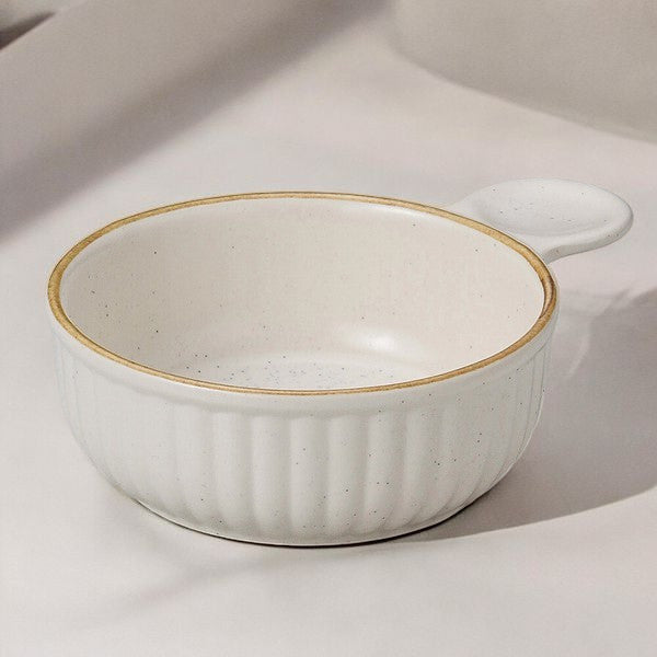 日本製 萬古燒 陶瓷單手焗烤盤 | 陶瓷烤盤 圓形烤盤 焗烤料理 焗烤碗 甜點碗 焗烤麵 烤盤 烘焙