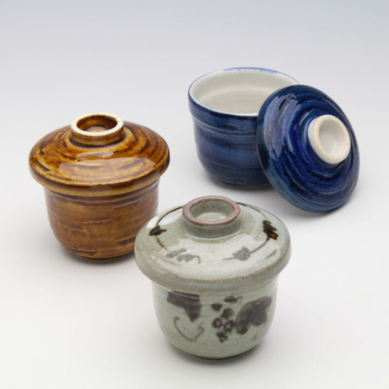 日本製 新款瀨戶燒 陶瓷茶碗蒸碗 附蓋蒸蛋碗 湯碗 甜品碗 湯盅 煲湯碗 茶碗蒸杯 燕窩燉盅 日式帶蓋碗