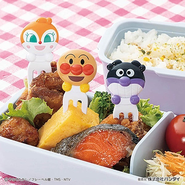 日本 動物/麵包超人造型便當叉 | 派對叉 野餐餐具 水果叉 食物叉 點心叉 m'sa 麵包超人 小叉子