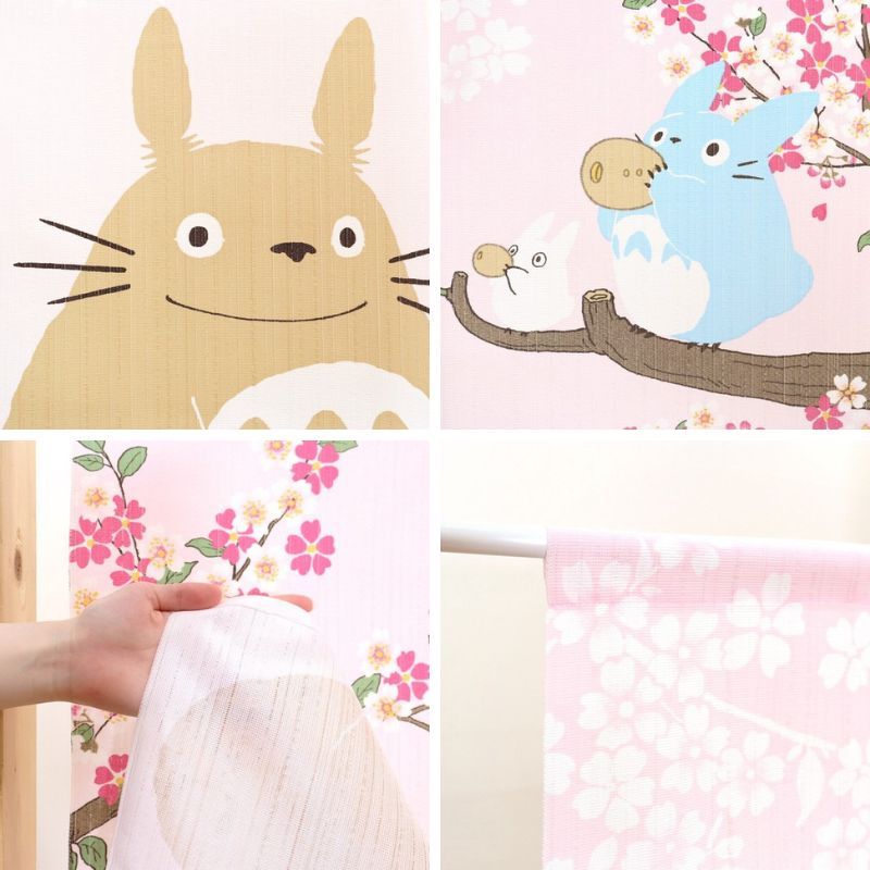 日本 龍貓門簾 85X150cm TOTORO｜臥室門簾 客廳門簾 廚房門簾