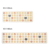 日本製 OKA Rhythm 節奏貓咪再生紗可機洗地墊 45×120cm 45×180cm 廚房地墊 廚房腳踏墊 日本代購