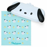 日本 Sanrio 三麗鷗 大臉造型眼鏡盒 | 大耳狗 怕洽狗 酷洛米 硬殼眼鏡盒 附眼鏡布