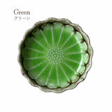 日本製 Cosmo花型陶瓷小碗 10cm 美濃燒｜小菜碟 陶瓷盤 陶瓷碗