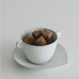 日本製 美濃燒 北歐簡約條紋甜點杯 | 優格杯 水果杯 冰淇淋杯 布丁杯 陶瓷杯子 霧面