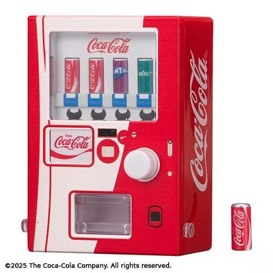 日本 可口可樂自販機 扭蛋 微型公仔 模型 迷你自動販賣機 歷代擬真款