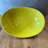 日本製 美濃燒 日系咖啡廳風 橢圓咖哩盤 24cm｜陶瓷盤 沙拉盤 義大利麵盤