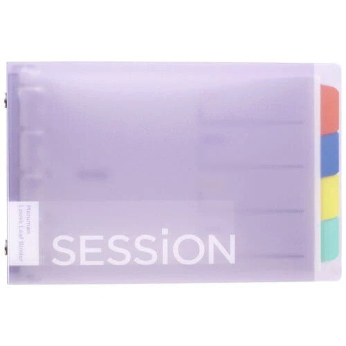 Maruman SESSiON mini B7活頁夾五孔 | 筆記本 文具 活頁本