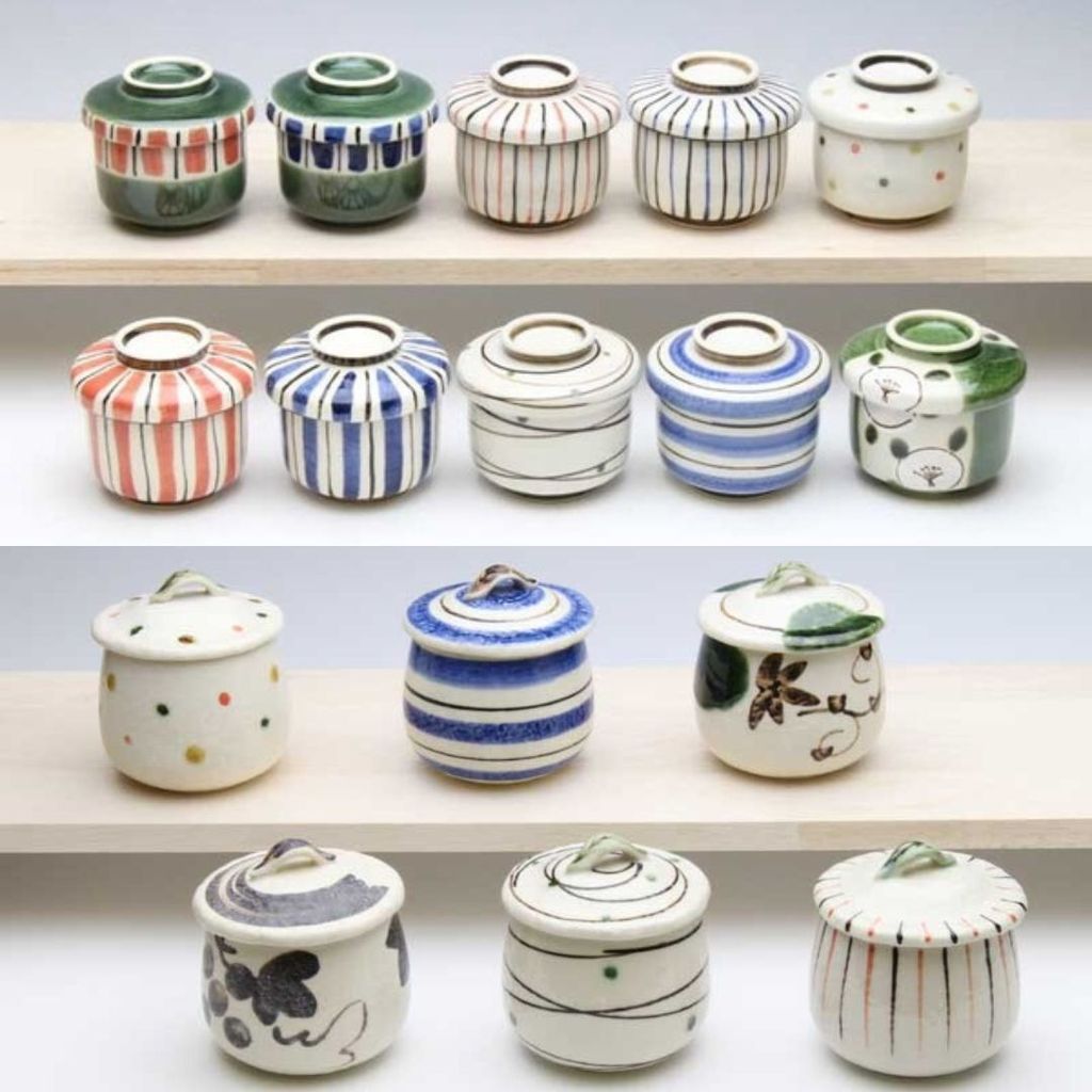 日本製 新款瀨戶燒 陶瓷茶碗蒸碗 附蓋蒸蛋碗 湯碗 甜品碗 湯盅 煲湯碗 茶碗蒸杯 燕窩燉盅 日式帶蓋碗