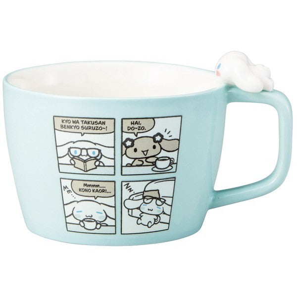 日本 Sanrio 三麗鷗 杯緣子馬克杯 300ml | 陶瓷杯 水杯 四格漫畫 湯杯