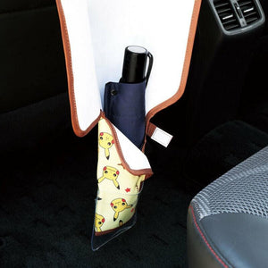 SKATER 寶可夢 皮卡丘 車用雨傘收納套│防水 雨傘收納袋 椅背傘袋 - 富士通販