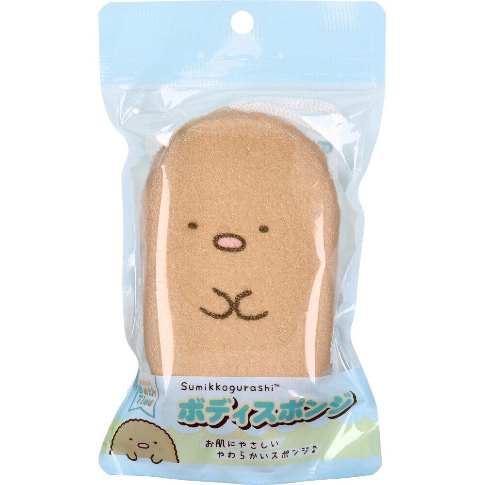 日本角落生物洗澡海綿 Sumikko Gurashi 兒童沐浴 - 富士通販