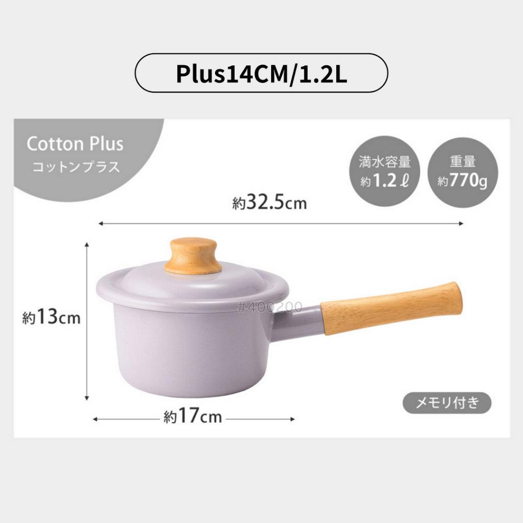 富士琺瑯鍋 PLUS 附蓋│16cm 14cm 單手鍋