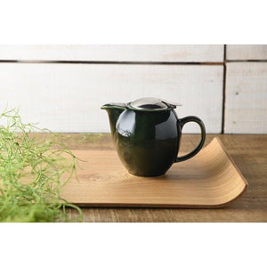 日本製 美濃燒 ZERO JAPAN古董綠黑色茶壺 | 陶壺 - 富士通販
