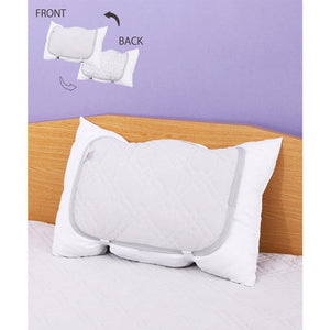 雙面花紋枕頭墊 │ 涼感枕墊 保潔墊 - 富士通販