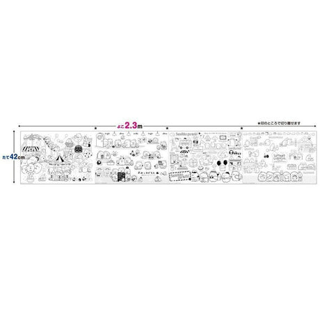 塗鴉著色紙卷軸-麵包超人/角落生物│卡通圖畫紙 - 富士通販