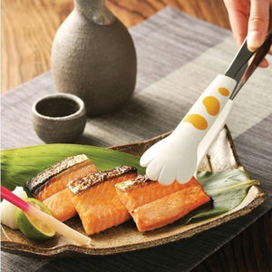日本製 田邊金具 貓掌耐熱料理夾 沙拉夾食物夾 可機洗 不傷鍋 - 富士通販