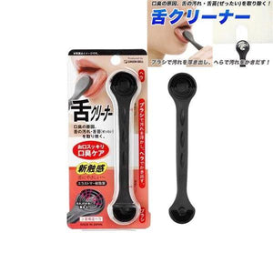 日本 綠鐘匠之技專利｜矽膠潔齒刮舌苔｜清潔棒 - 富士通販