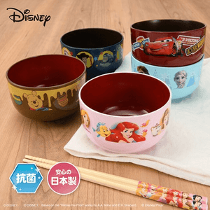 日本製 兒童迪士尼彩色抗菌碗 - 富士通販