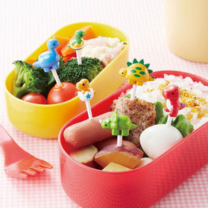 恐龍造型餐盒食物水果叉 - 富士通販
