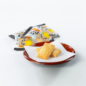 日本森白製菓仙貝-鹽味柚子米菓 - 富士通販