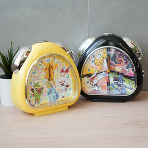 皮卡丘寶可夢圖樣飯糰鬧鐘(黃色/黑色) - 富士通販