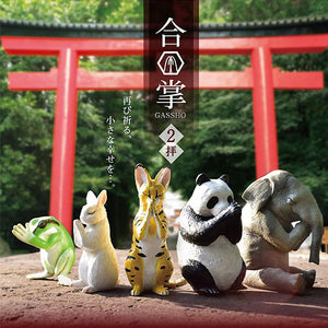 日本扭蛋 合掌公仔 動物系列(隨機出貨) - 富士通販