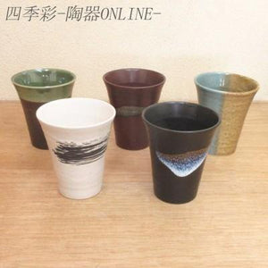 日本製美濃燒杯子五入禮盒 - 富士通販