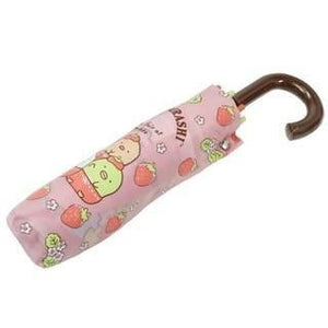 角落生物粉紅色兒童安全陶輪設計防風雨傘 - 富士通販