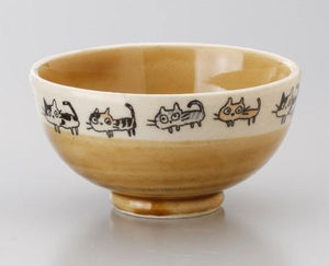 日本祝福散步貓碗盤｜藝術品感日式餐盤 - 富士通販