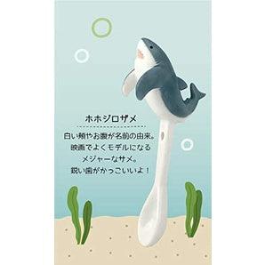 杯緣湯匙 海洋動物湯匙 造型湯匙 攪拌匙 湯匙 攪拌勺 餐具 - 鯊魚/海豹 - 富士通販