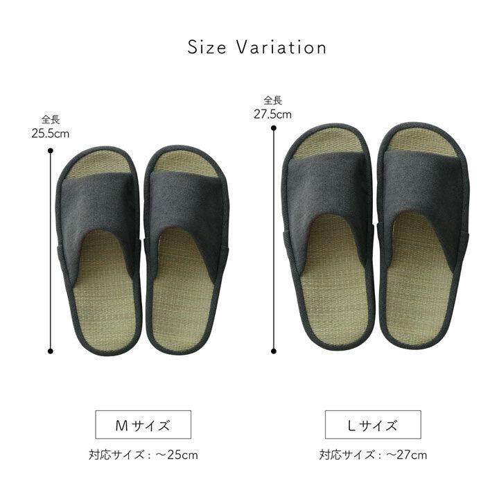 真．草蓆室內露趾拖鞋｜情侶拖鞋、防臭效果 - 富士通販