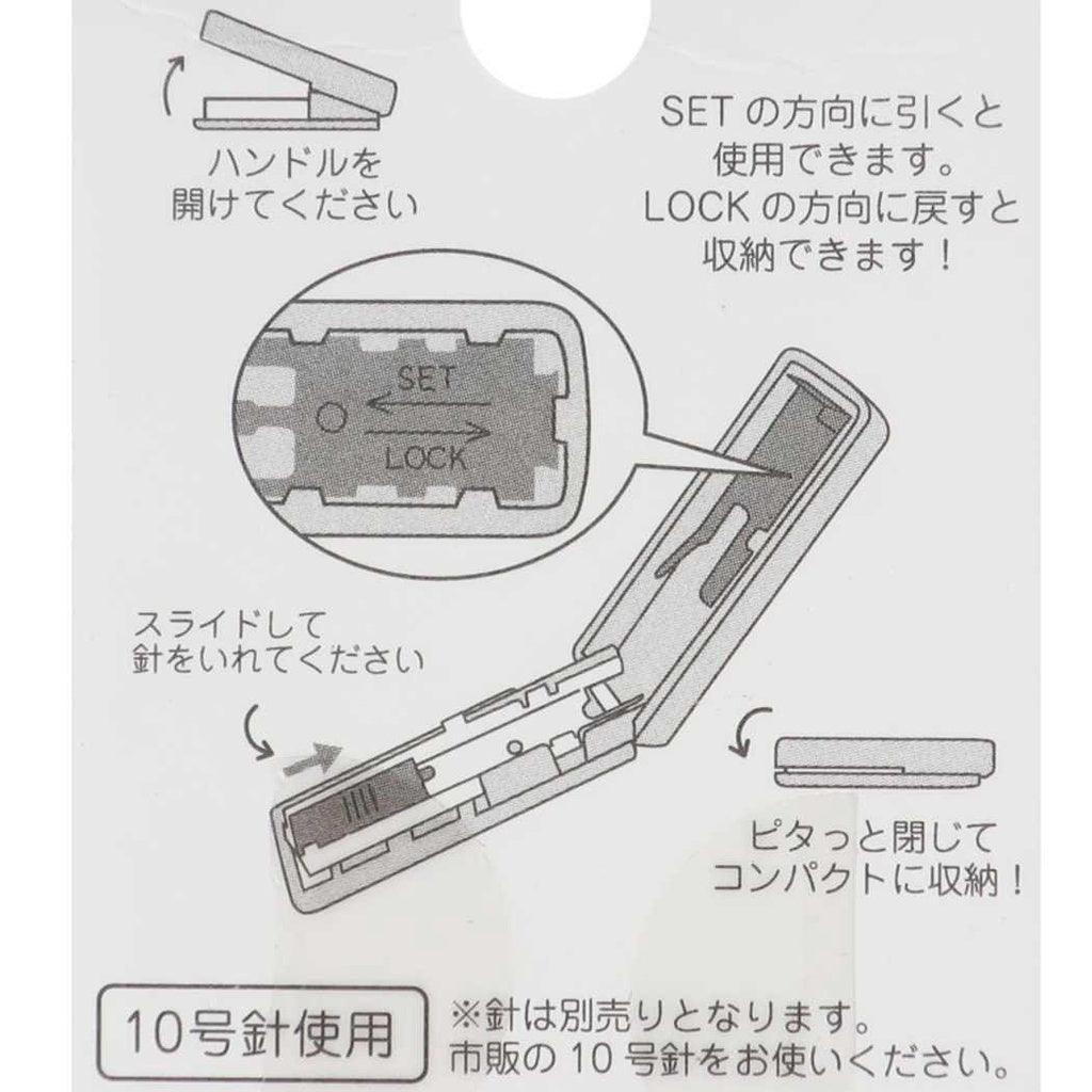 蠟筆小新輕巧型迷你訂書機｜日本文具(辦公、上學文具) - 富士通販