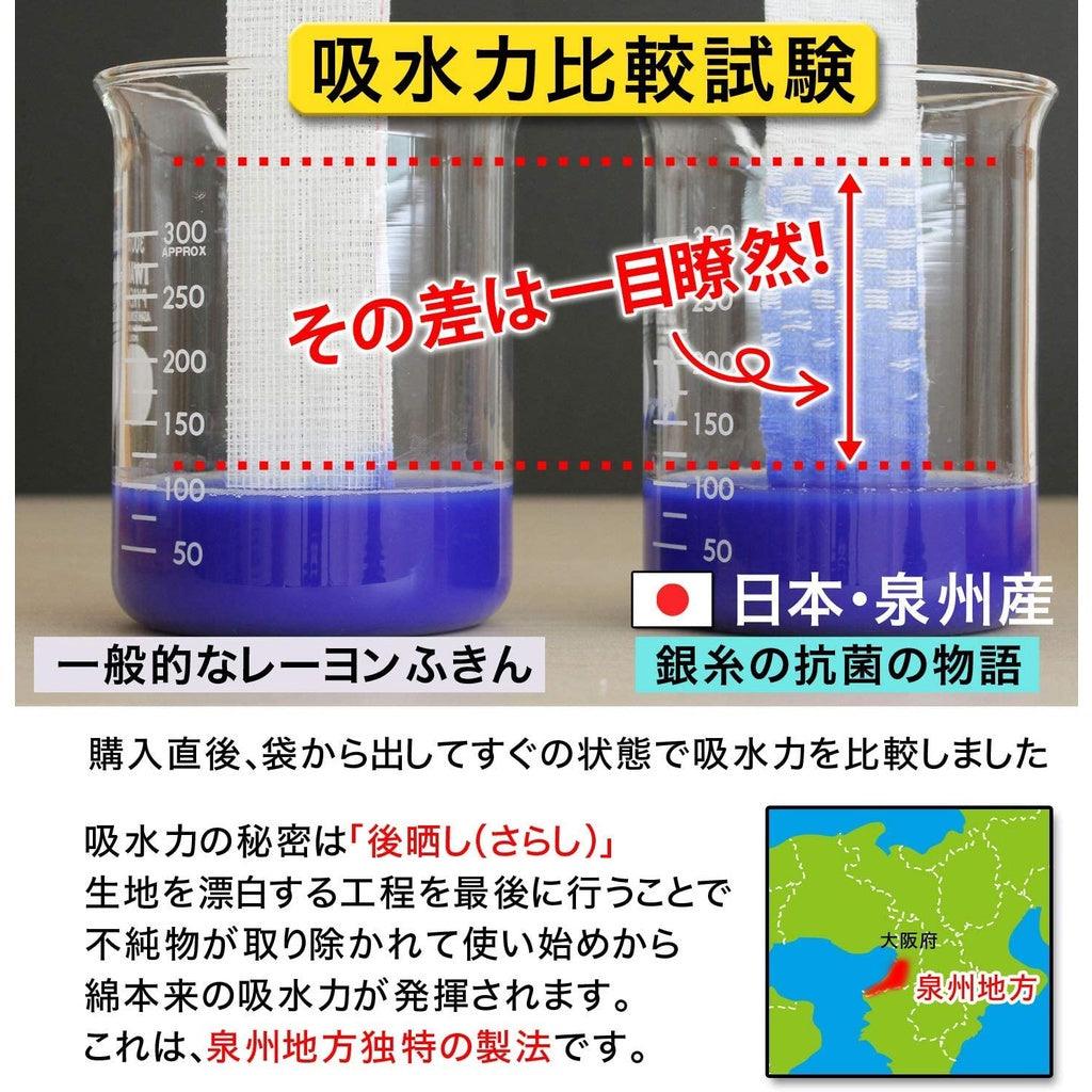 日本製銀離子抗菌除臭超吸水抹布｜服部先生推薦 - 富士通販